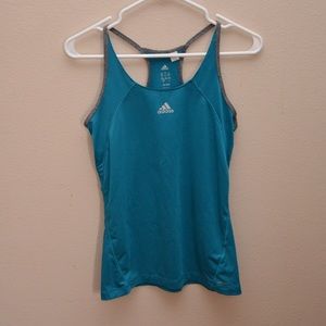 Adidas Climate Women’s Blue Tank Top Size Small